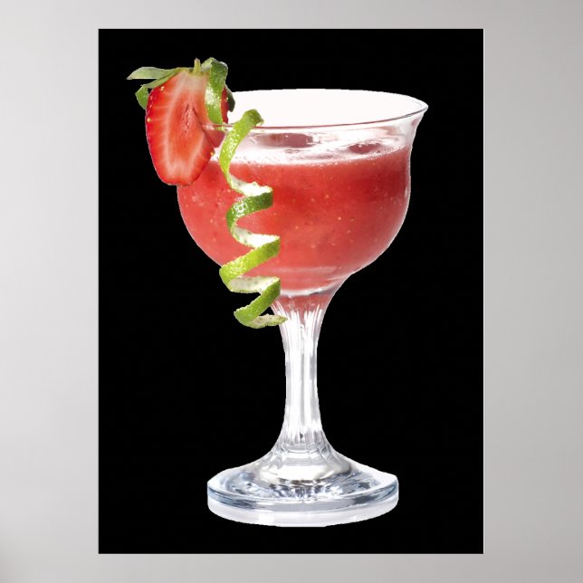 Daiquiri Strawberry POSTER Imprimer (Devant)