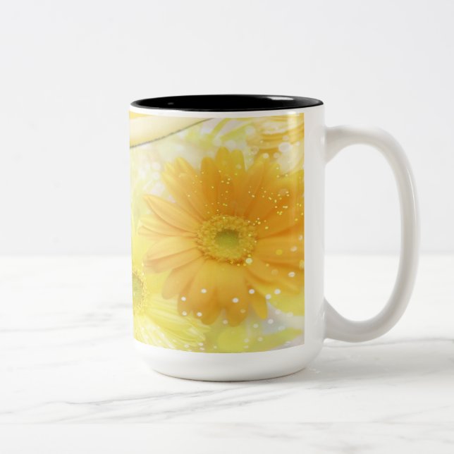 Daisées du printemps à café floral Mug (Droit)