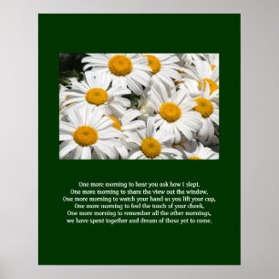 Daisées et Poème Poem Poster