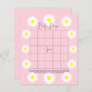 Daisies - Baby shower jeu de bingo