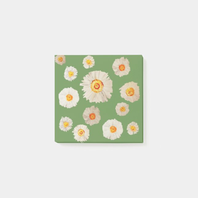 Daisies Dessin Post-it® Notes, motif facile (Devant)