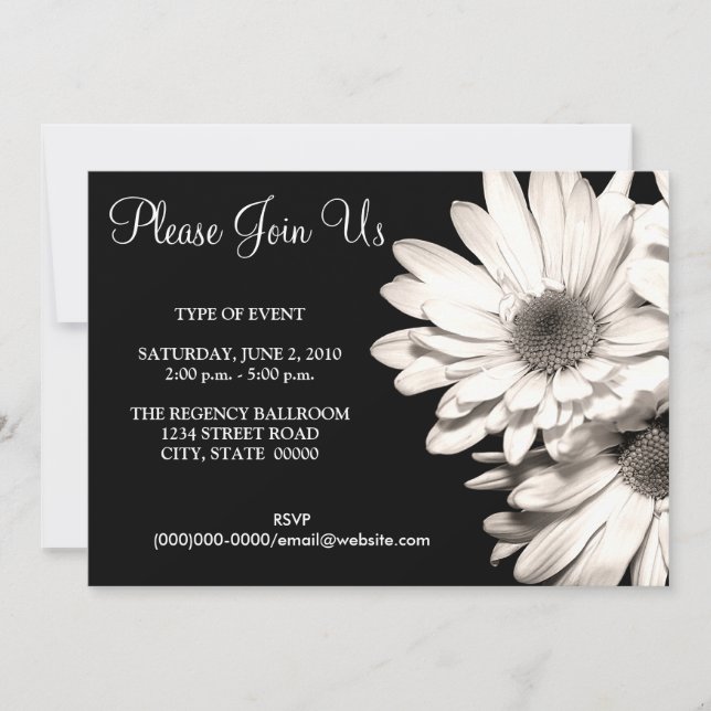 Daisies Invitations (Devant)