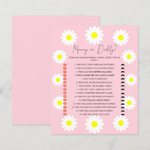 Daisies - jeu de baby shower pour maman ou papa