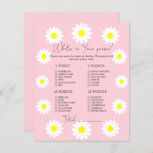 Daisies - Quoi dans votre sac à main