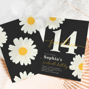 Daisy 14e anniversaire Invitation