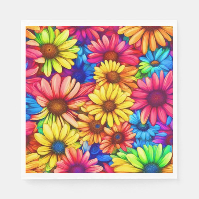 Daisy Beauty - Serviette en papier (Devant)