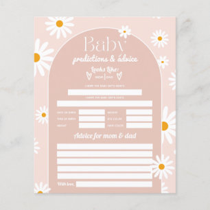 Daisy Boho Baby dans Baby shower rose fleurie jeu