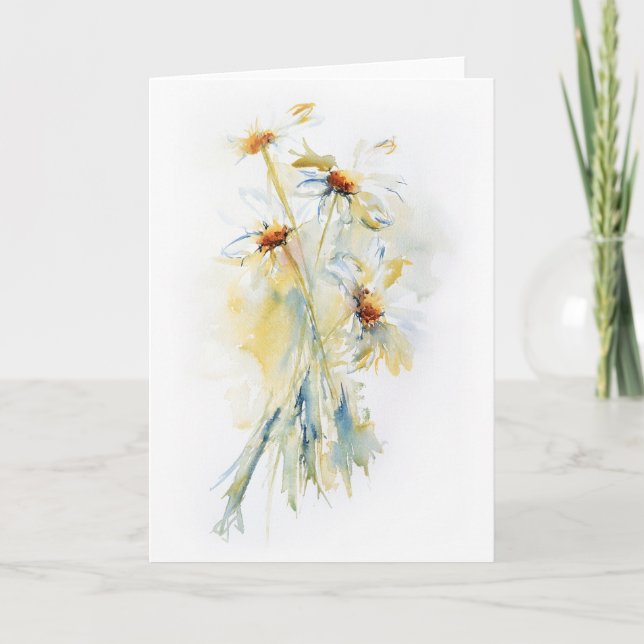 Daisy Bouquet - Carte de voeux aux beaux-arts (Devant)