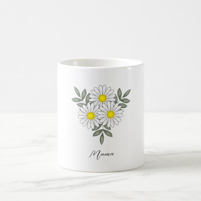 Daisy Bundle Custom Text Mug (Centre)