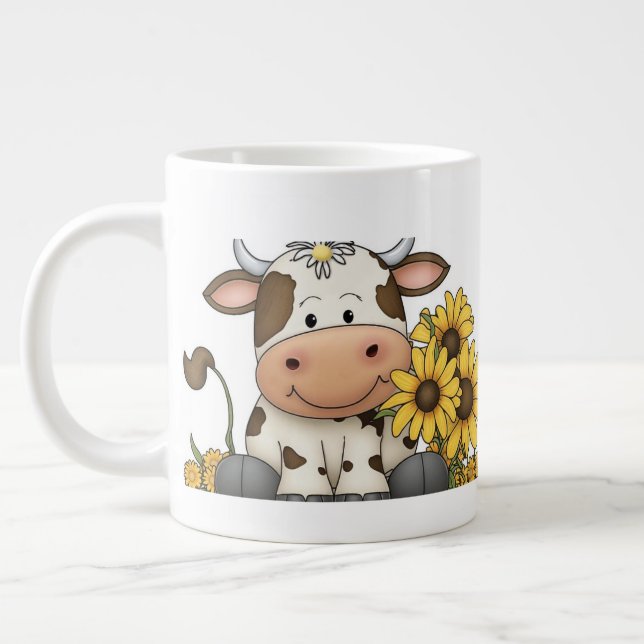 Daisy Cow Specialty Mug (Gauche)