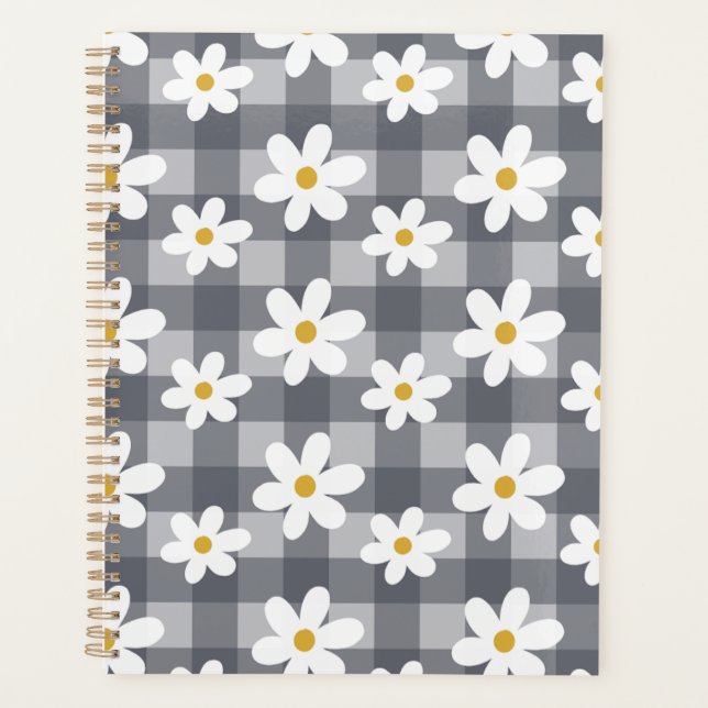 Daisy Days Planner - En vichy noir (Devant)