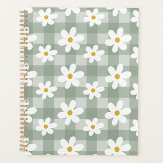Daisy Days Planner - En vichy vert