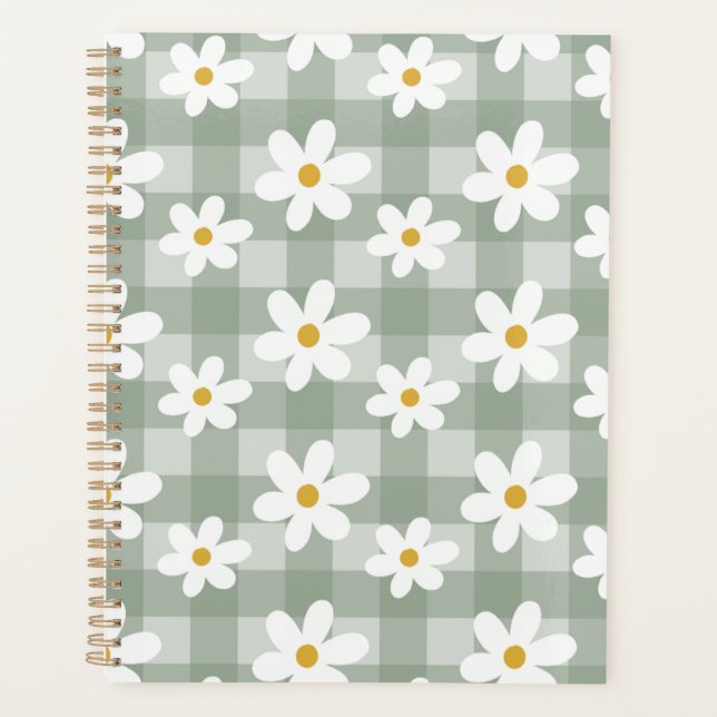 Daisy Days Planner - En vichy vert (Devant)