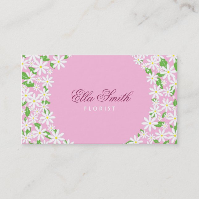 Daisy Design Carte de visite (Devant)
