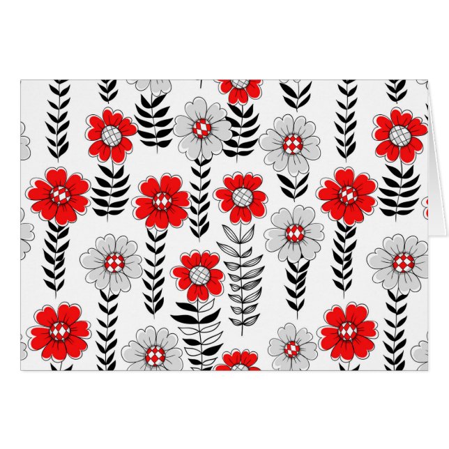 Daisy dooda en rouge et noir (Devant horizontal)