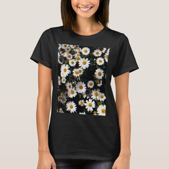 Daisy Emoji Face À T-Shirt (Devant)
