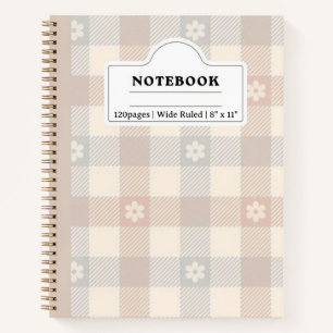 Daisy En vichy Carnet Spiral