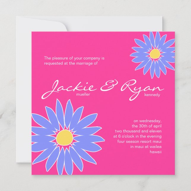 Daisy Faire-part de mariage (Devant)