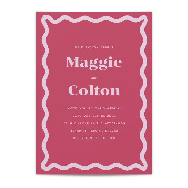 Daisy Faire-part de mariage (Créateur téléchargé)