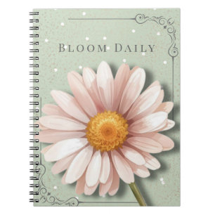 Daisy Floral Notebook Journal Intime Bloom Daily