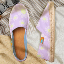 Daisy Floral Pastel Violet Jaune Afridrilles