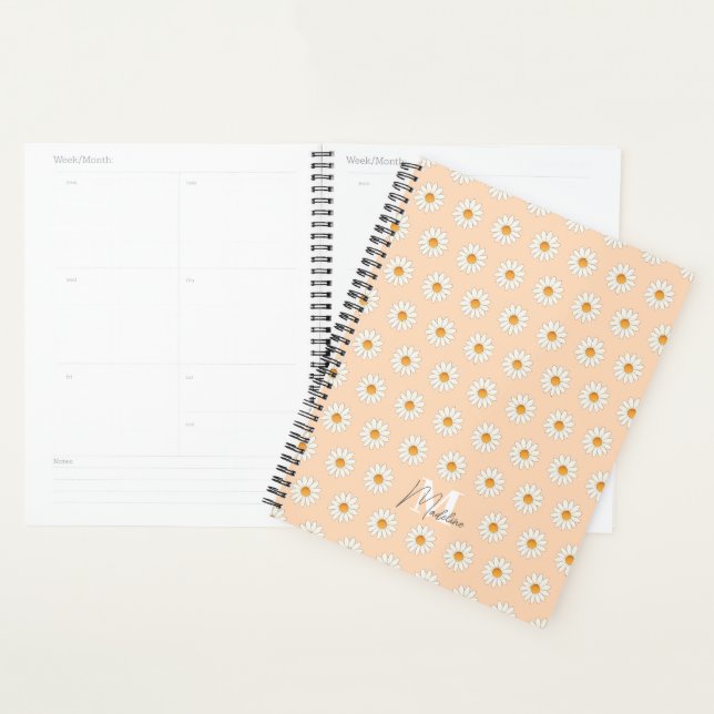 Daisy Floral Planner - Cute & Stylé (Devant avec enveloppe)