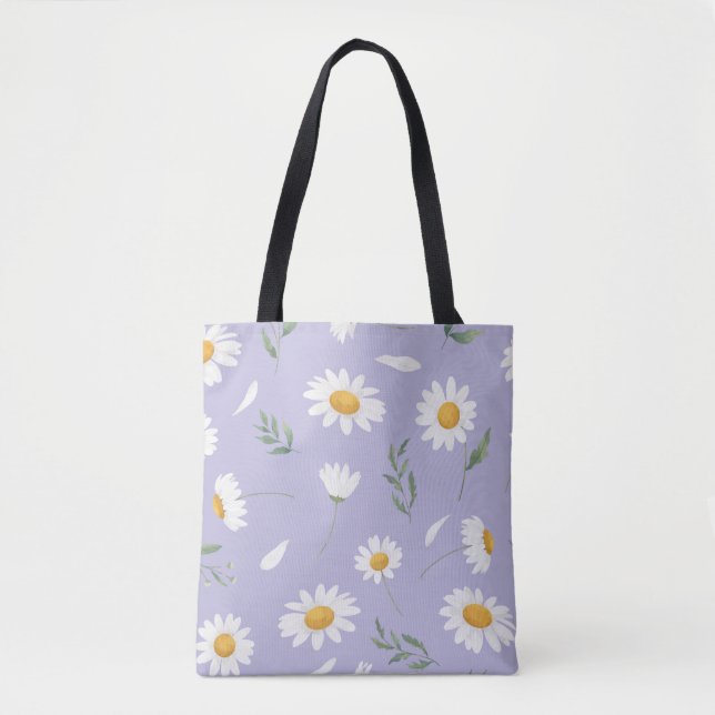 Daisy Floral Tote Bag (Devant)