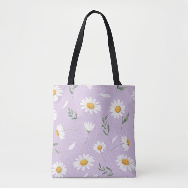 Daisy Floral Tote Bag (Devant)
