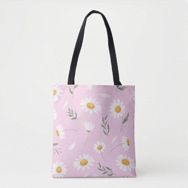 Daisy Floral Tote Bag (Devant)