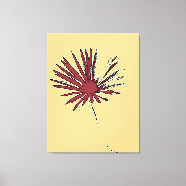 Daisy Flower c.1982 #2 - Beaux-arts toile envelopp (Recto)
