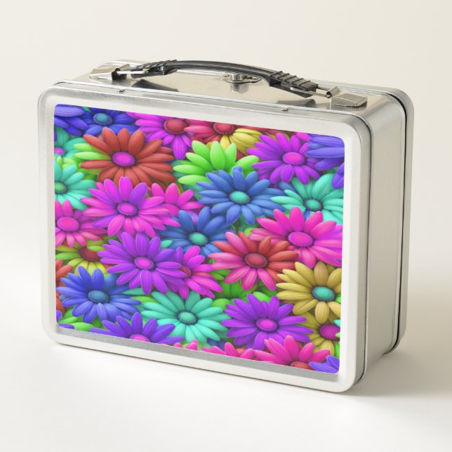 Daisy fou #10 - Lunchbox en métal (Dos)