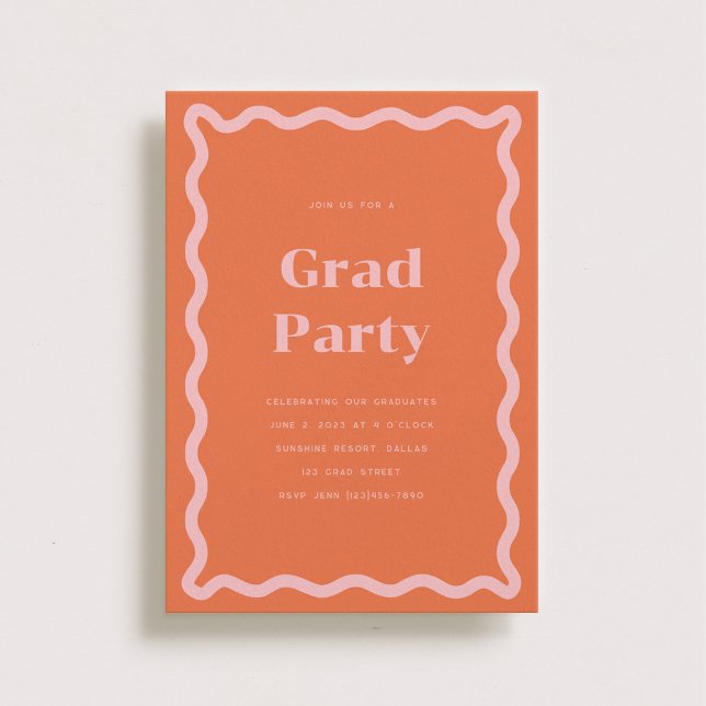 Daisy Graduation Party Invitation (Créateur téléchargé)