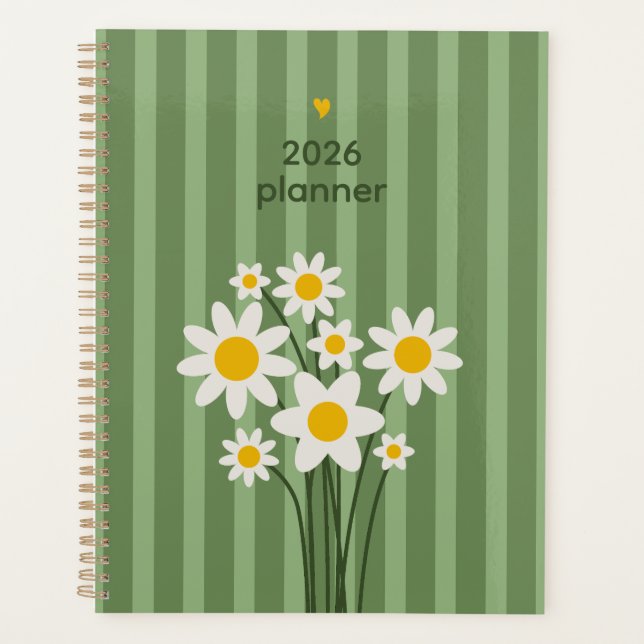 Daisy Green 2026 Planner (Devant)
