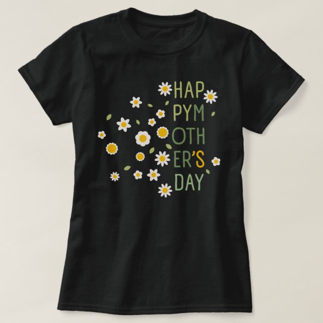 Daisy Green - T-shirt fleuri Fête des Mères (Design devant)