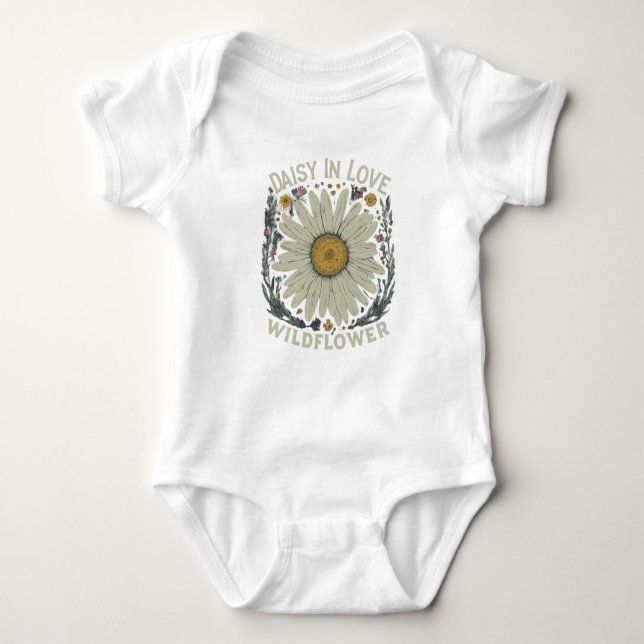 Daisy In Love Fleur sauvage T-Shirt (Devant)