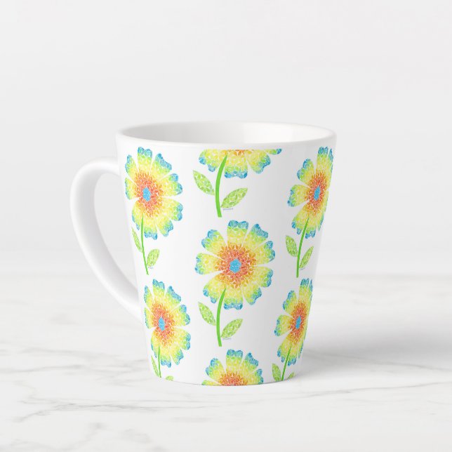 Daisy Latte Mug (Angle gauche)