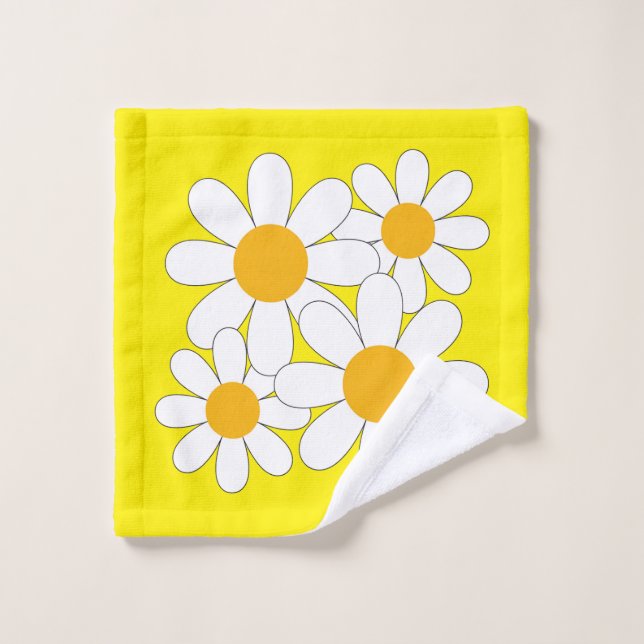 Daisy Lumineuse et Audacieuse (Gant de toilette)