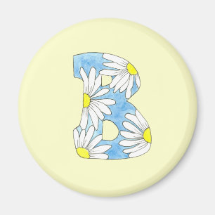 Daisy Monogram B Magnet