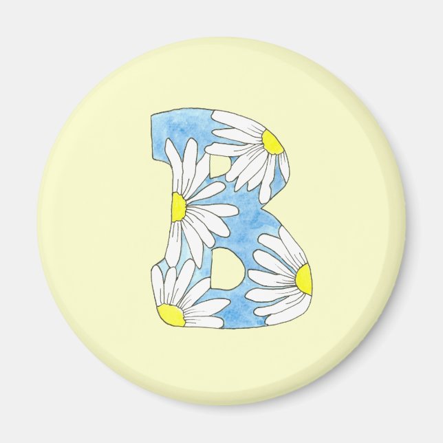 Daisy Monogram B Magnet (Devant)