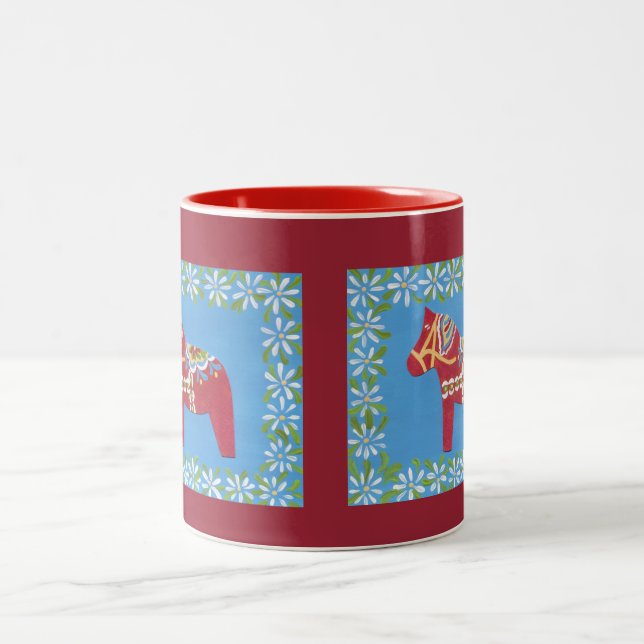 Daisy Mug avec cheval de dala (Centre)