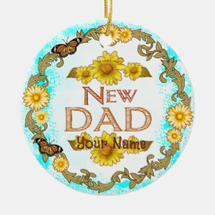 Daisy Nouveau papa ornement