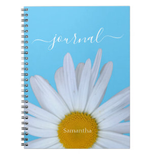 Daisy Photo Blue Journal Carnet photo Spiral