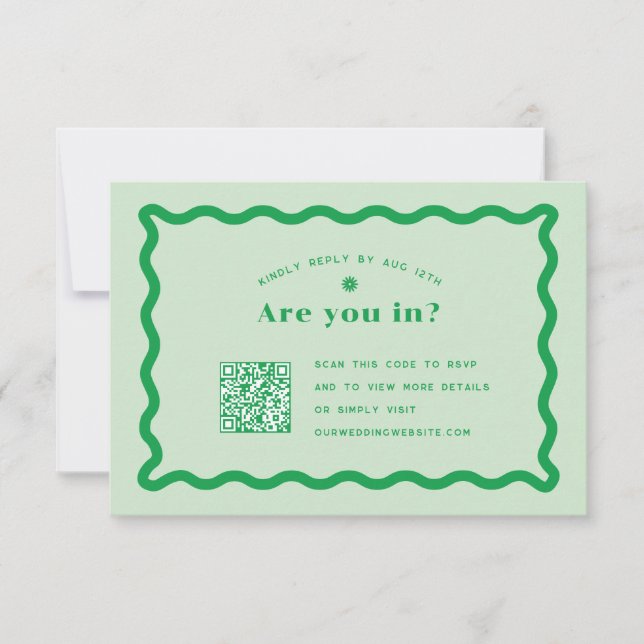 Daisy RSVP avec code QR (Devant)