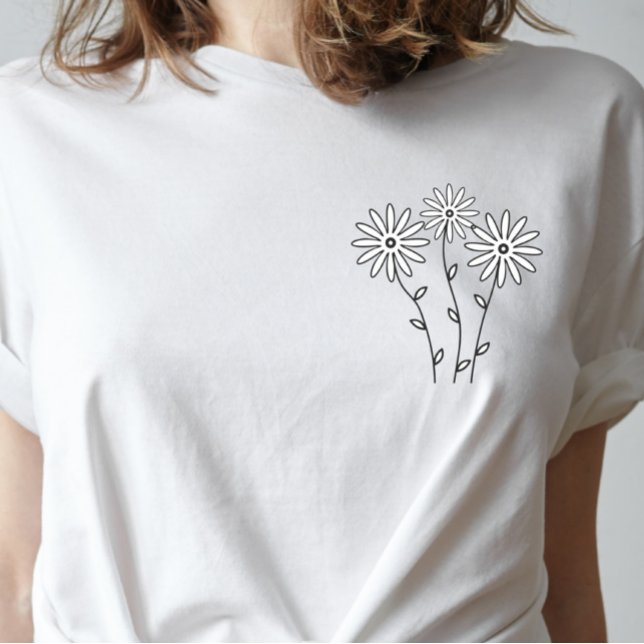 Daisy Shirt, Wildflower Shirt, Floral Shirt Gift (Créateur téléchargé)