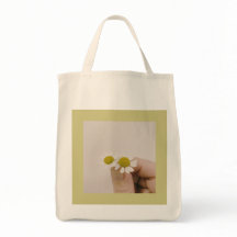 “Daisy sur le bout des doigts – Sac fourre-tout en