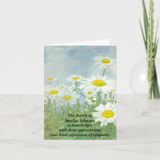 Daisy Sympathy du Merci de famille (Devant)