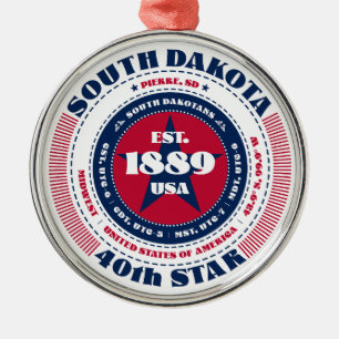 Dakota du Sud 40e ornement de Noël d'État