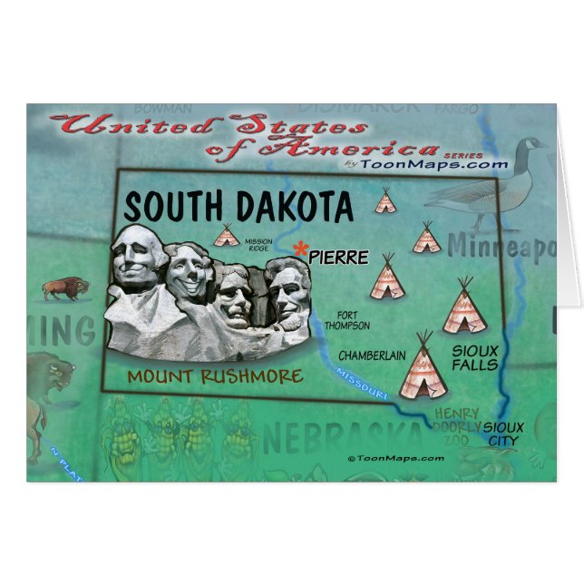 Dakota du Sud USA (Devant horizontal)