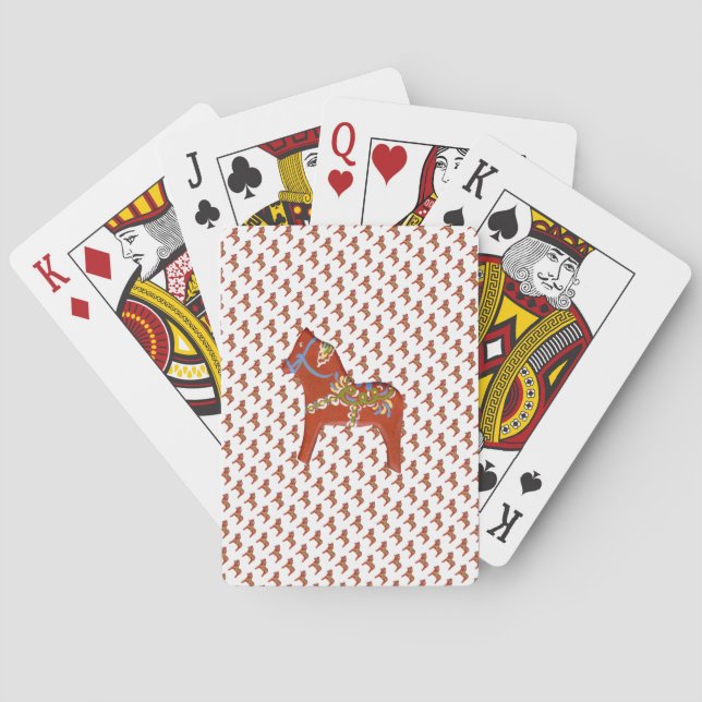 Dala Horse Jeux de cartes (dos)