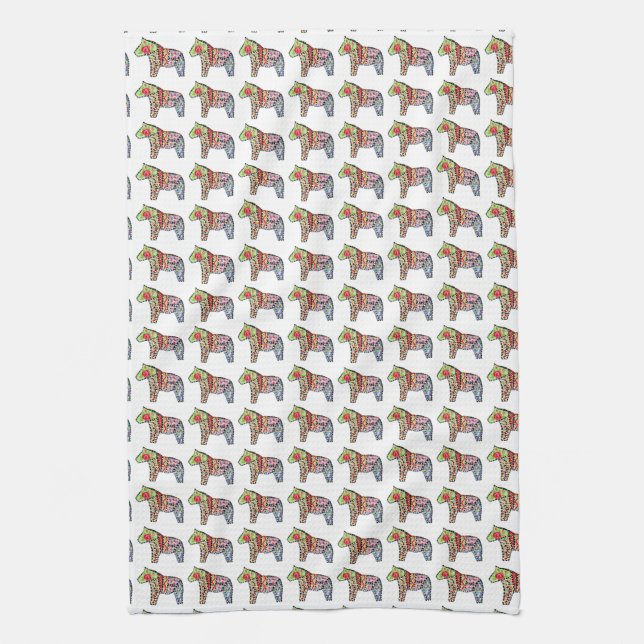 Dala Horse serviette de cuisine (Vertical)